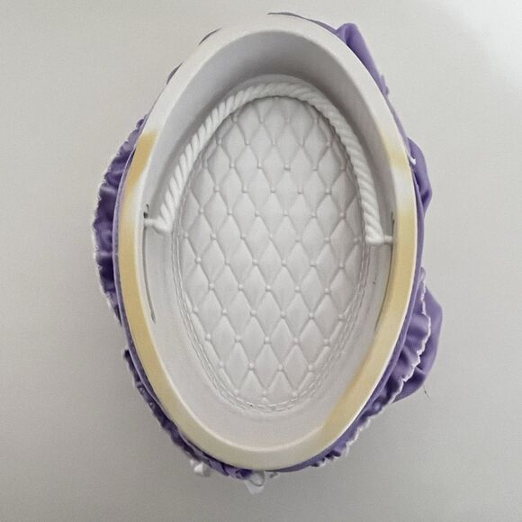 Vintage Cabbage Patch Kids Doll Magic Nursery Cradle Carriage Purple Set 1998 - Picture 2 of 16